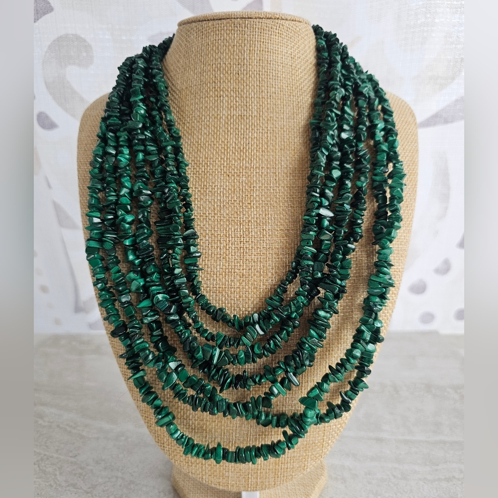 Jay King Multi Stan Malachite Necklace
